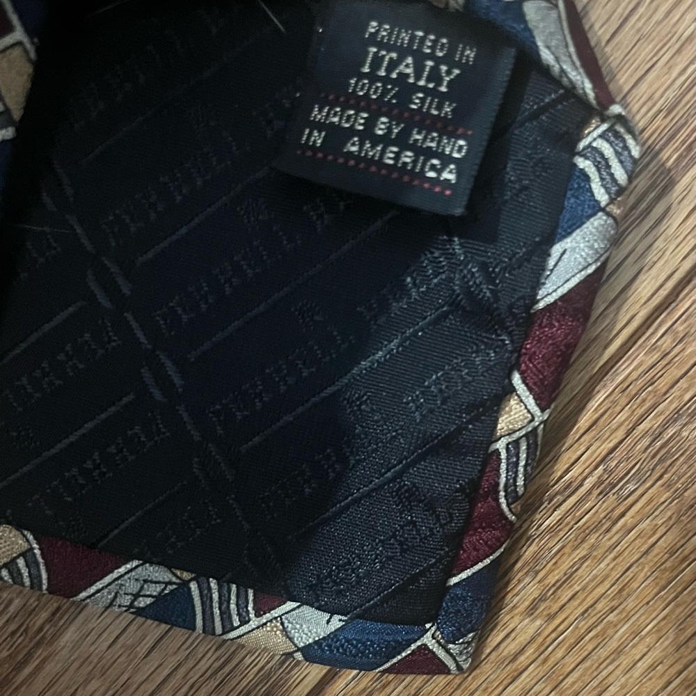 Classic Geometric Patterned Tie - image 3